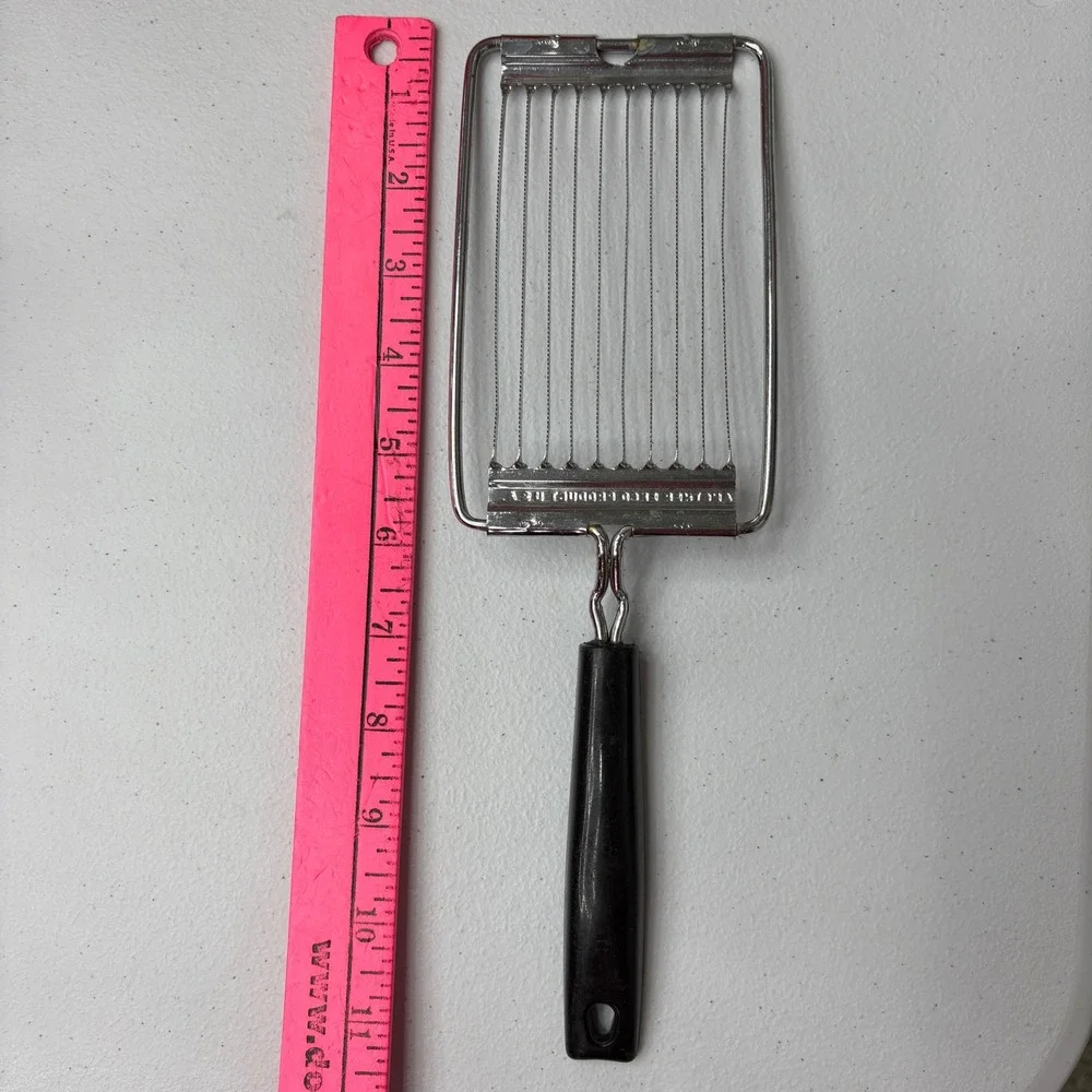 Vintage Ekco Multi‎ Slicer Tool Serrated Wires  Made in USA tomato egg avocado